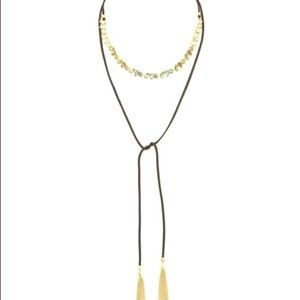 NIB Stella & Dot Eliza Fringe Necklace